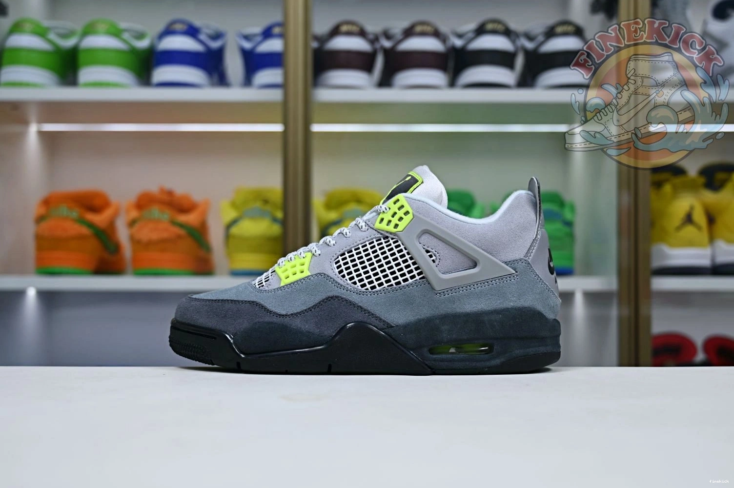 Jordan Jordan se'95neon 4 retro Air 0828